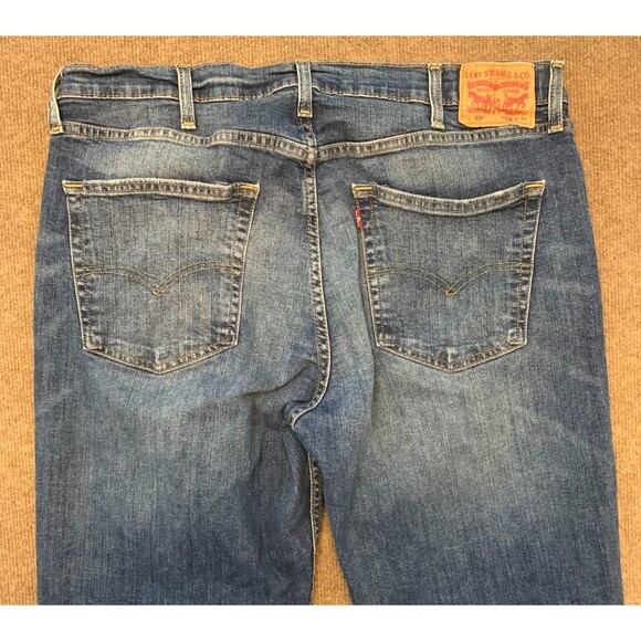 Levis 559 Jeans Mens 38x34 Relaxed Fit Straight Leg Blue Loose Denim Workwear - Picture 8 of 10